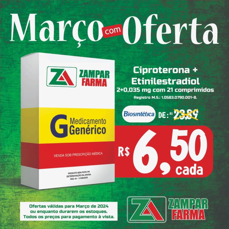 Ofertas de Março na Zampar Farma 