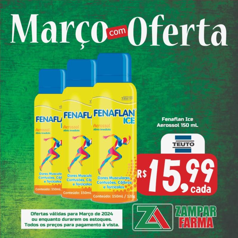 Ofertas de Março na Zampar Farma 