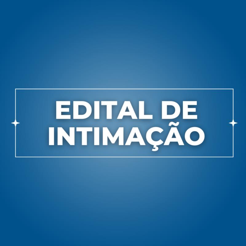 Edital de Intimação 