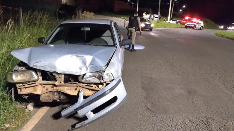 Duas pessoas ficam feridas em acidente na MG-450, em Guaxupé