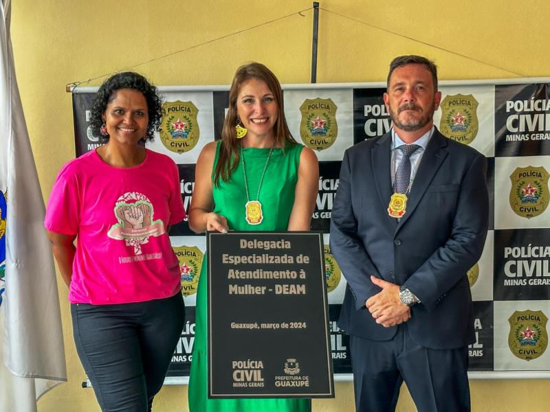 Delegacia da Mulher é inaugurada em Guaxupé 