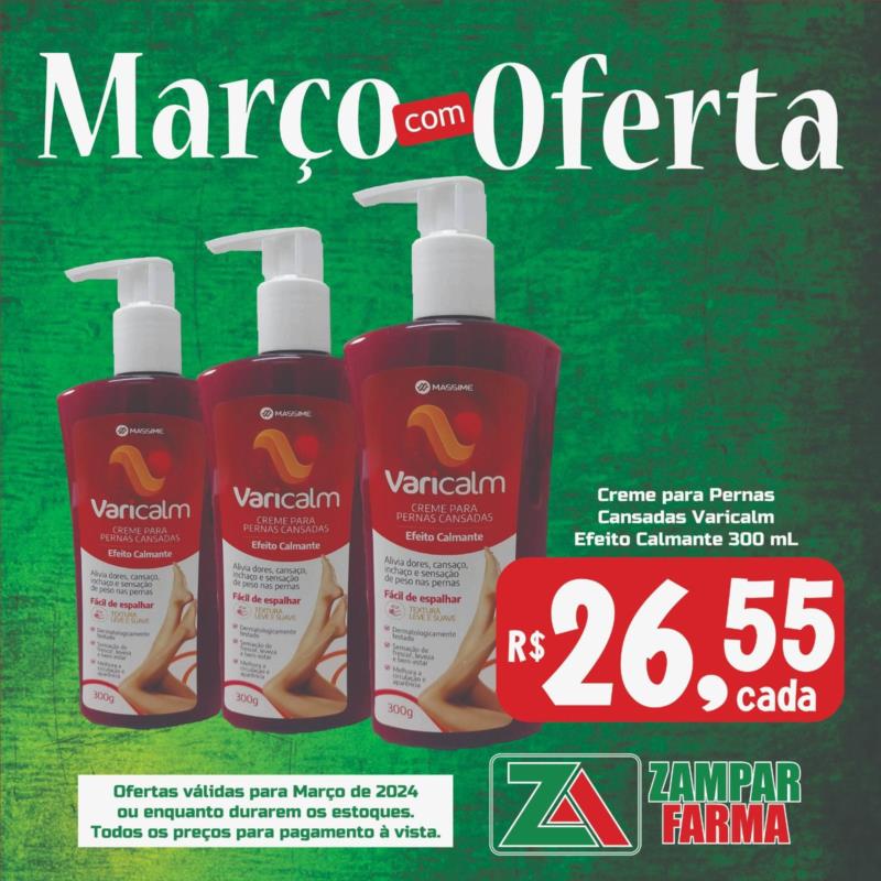 E continuam as ofertas de março na Zampar Farma 