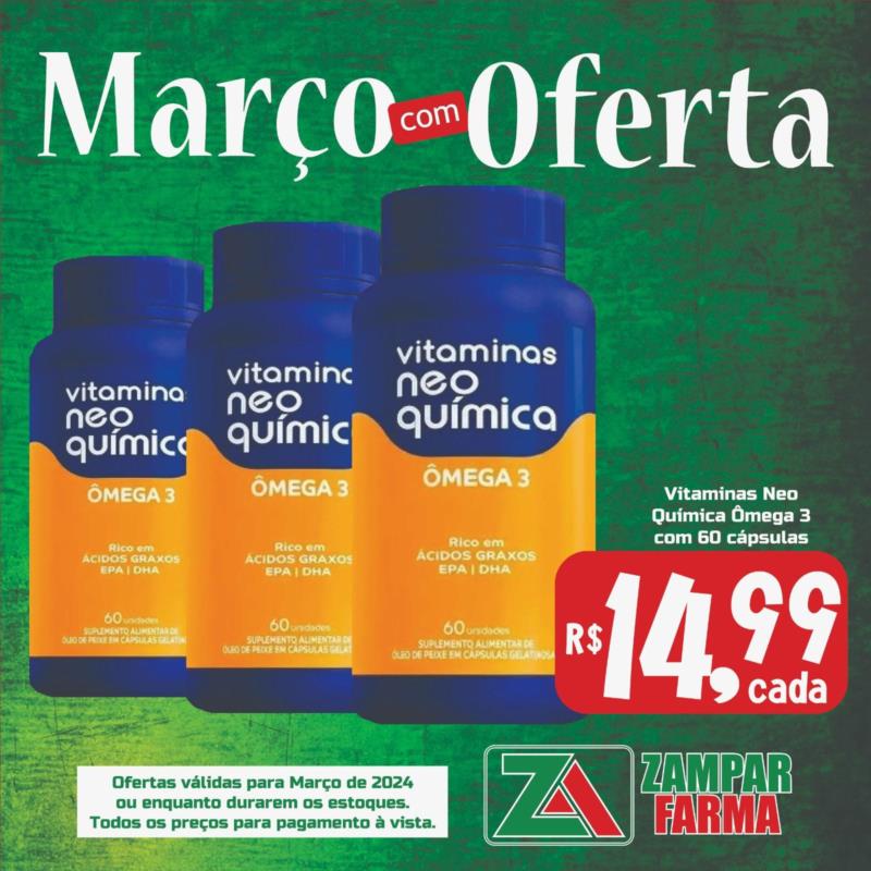 E continuam as ofertas de março na Zampar Farma 