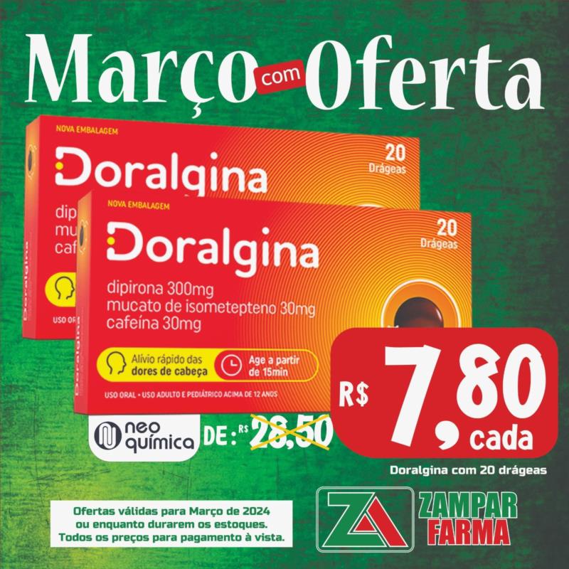 E continuam as ofertas de março na Zampar Farma 