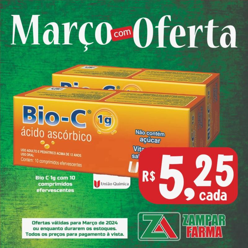 E continuam as ofertas de março na Zampar Farma 