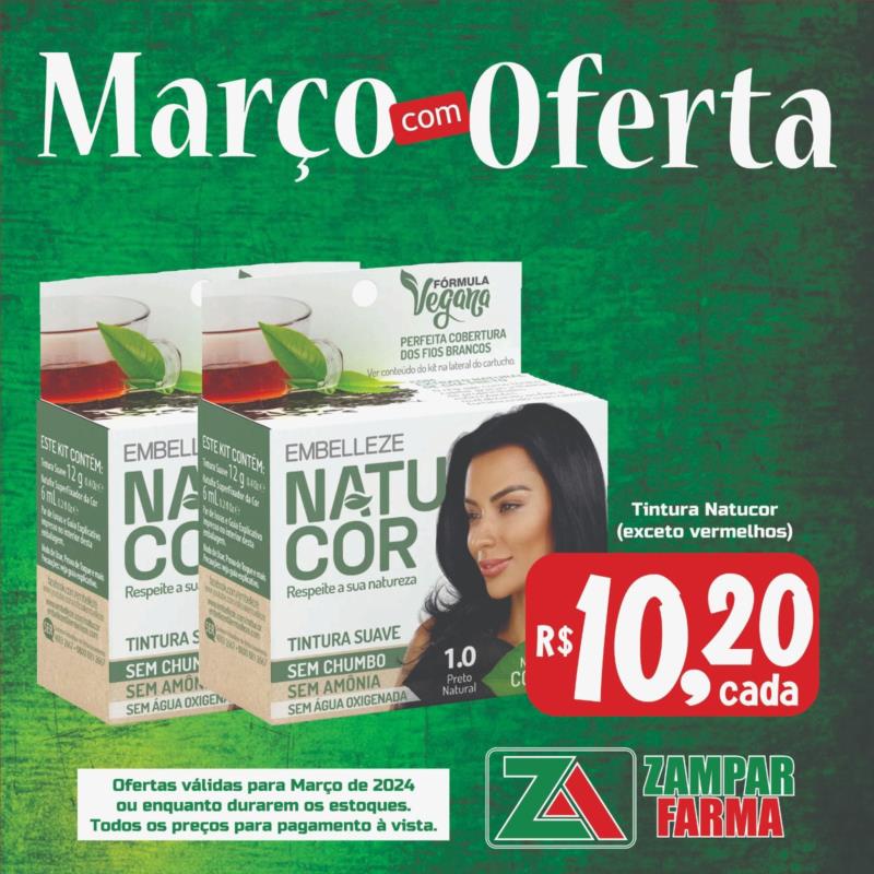 E continuam as ofertas de março na Zampar Farma 