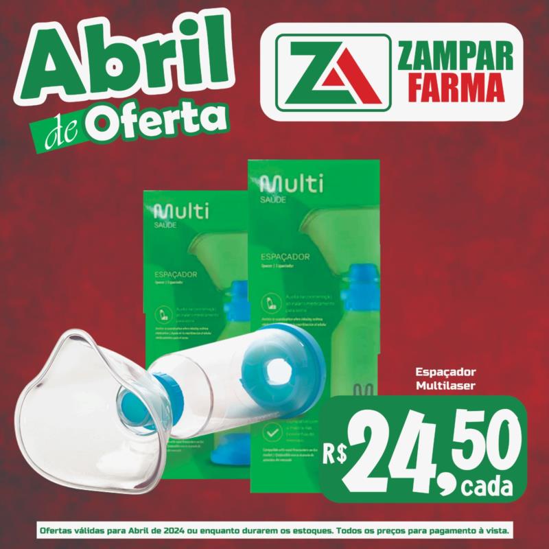 Ofertas de abril na Zampar Farma 