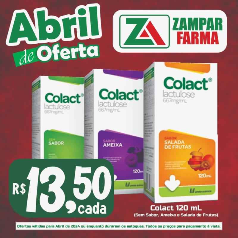 Ofertas de abril na Zampar Farma 