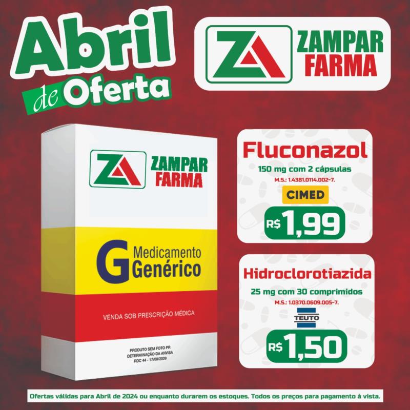 Ofertas de abril na Zampar Farma 