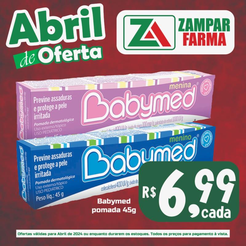 Ofertas de abril na Zampar Farma 