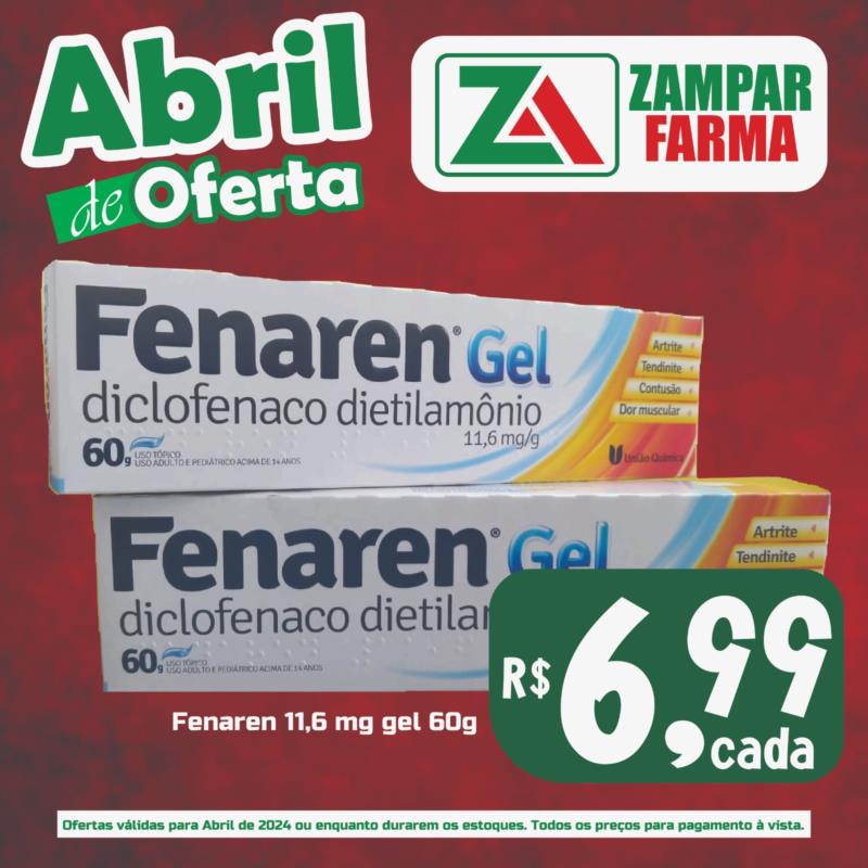 Ofertas de abril na Zampar Farma 