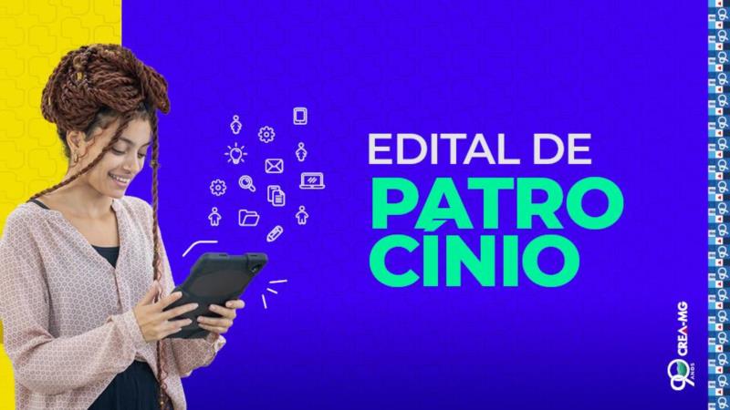 Crea-MG divulga edital para seleção de projetos de patrocínio