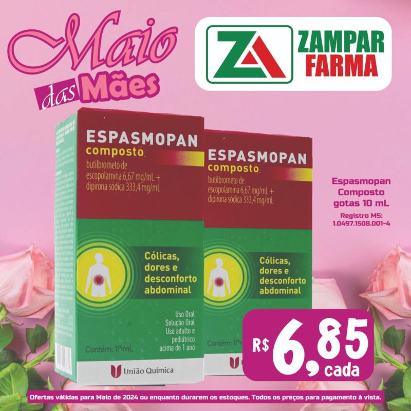 Ofertas de Maio na Zampar Farma 