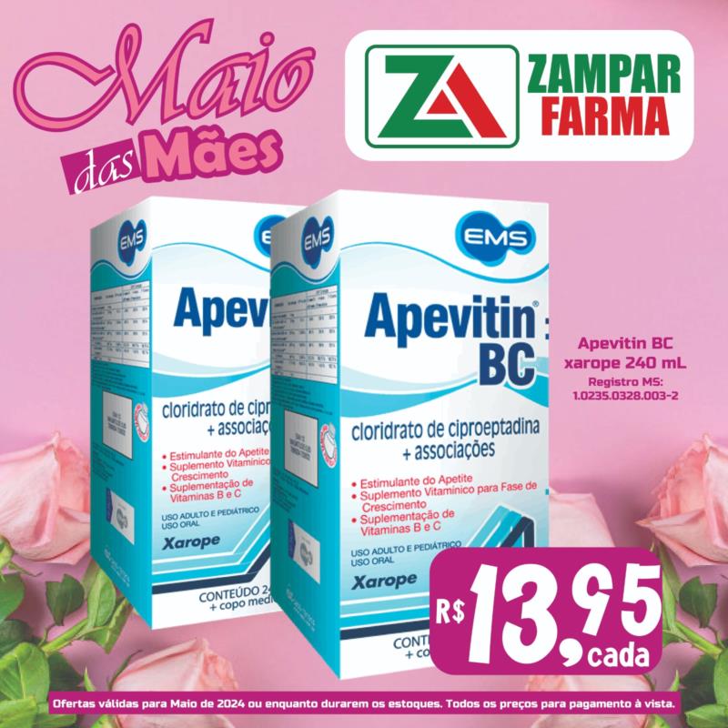 E continuam as ofertas de maio da Zampar Farma 