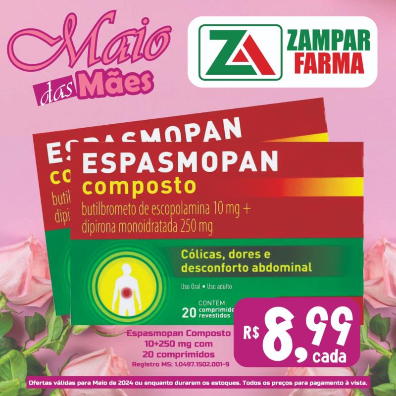 E continuam as ofertas de maio da Zampar Farma 