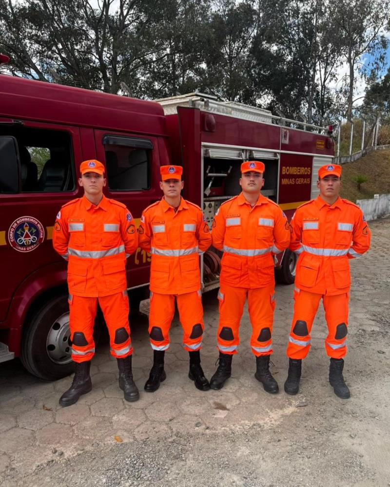 2º Pelotão de Bombeiros de Guaxupé recebe quatro novos soldados 