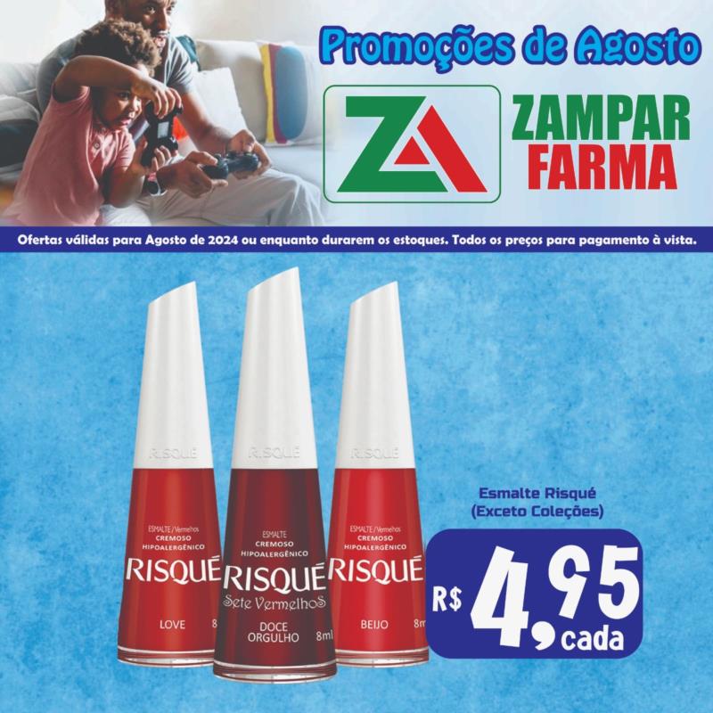 Promoções de Agosto na Zampar Farma 