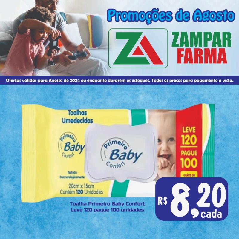 Promoções de Agosto na Zampar Farma 