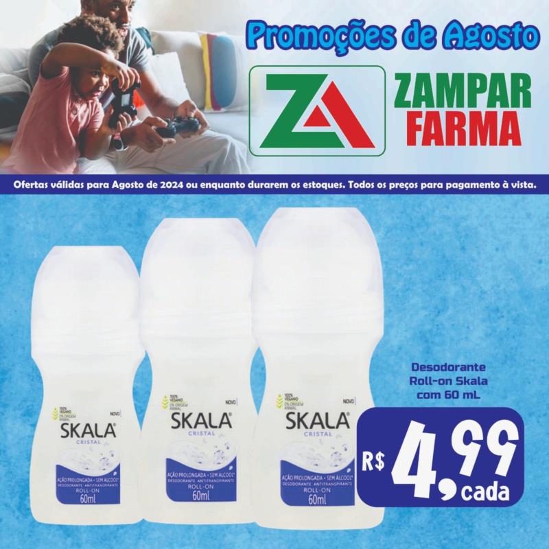 Promoções de Agosto na Zampar Farma 