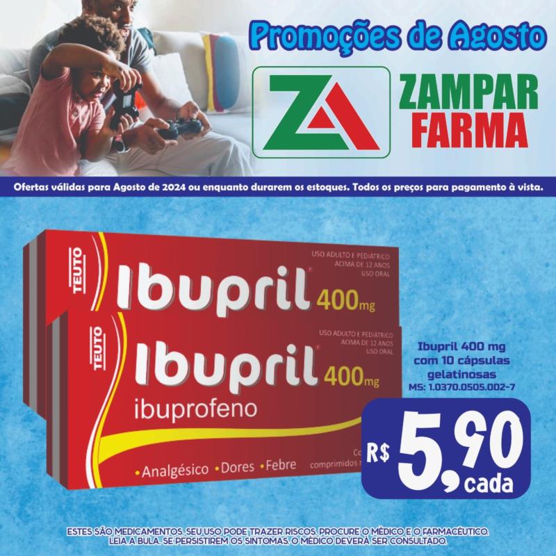 Promoções de Agosto na Zampar Farma 