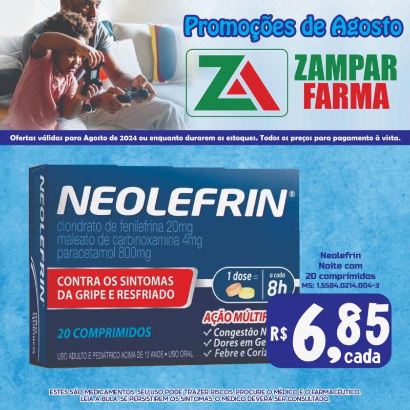 Promoções de Agosto na Zampar Farma 