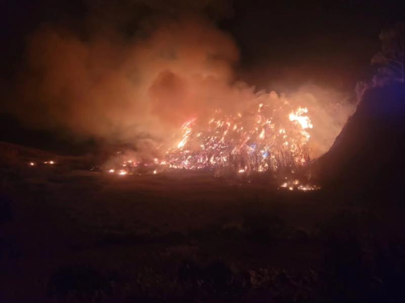 Incêndio destrói quase 10 hectares de vegetação em Guaxupé 