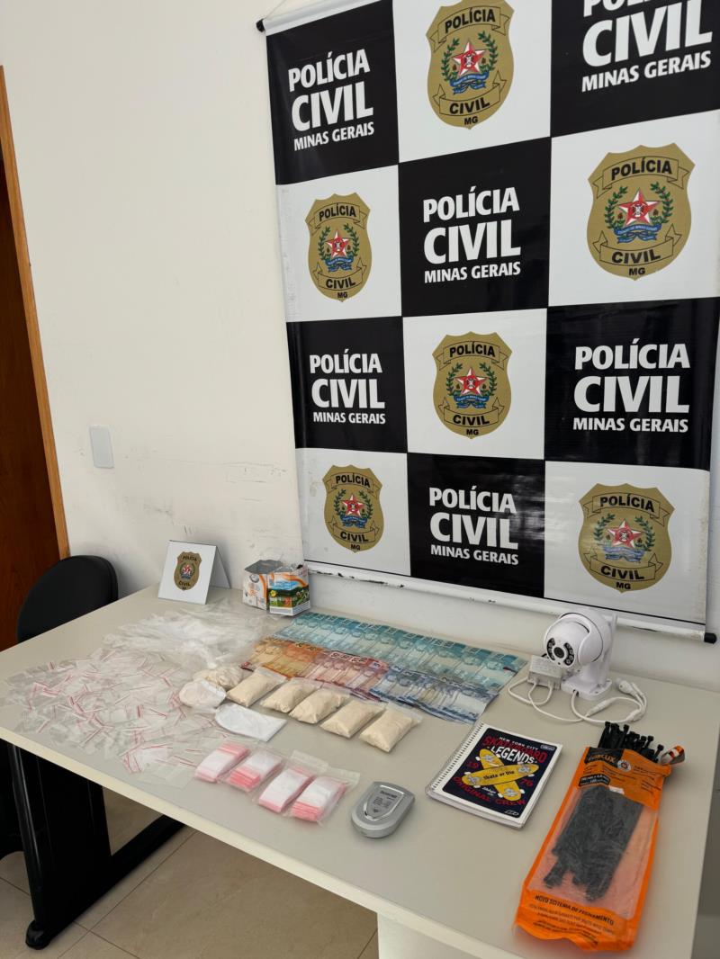 Em Bom Jesus da Penha, Polícia Civil faz apreensão de cocaína, porém suspeito de 23 anos foge do local 