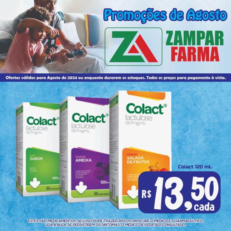 E continuam as promoções de agosto na Zampar Farma 