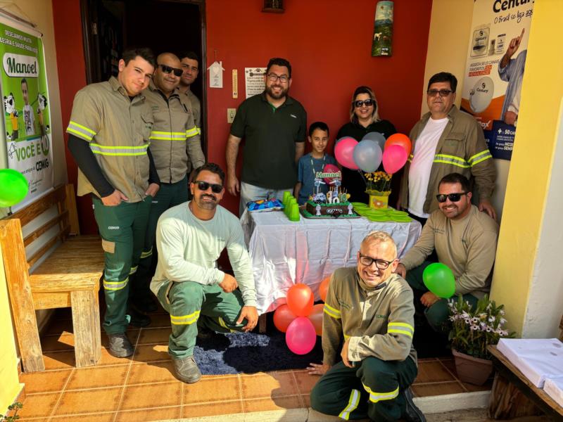 Menino apaixonado pela Cemig é surpreendido com festa temática especial 