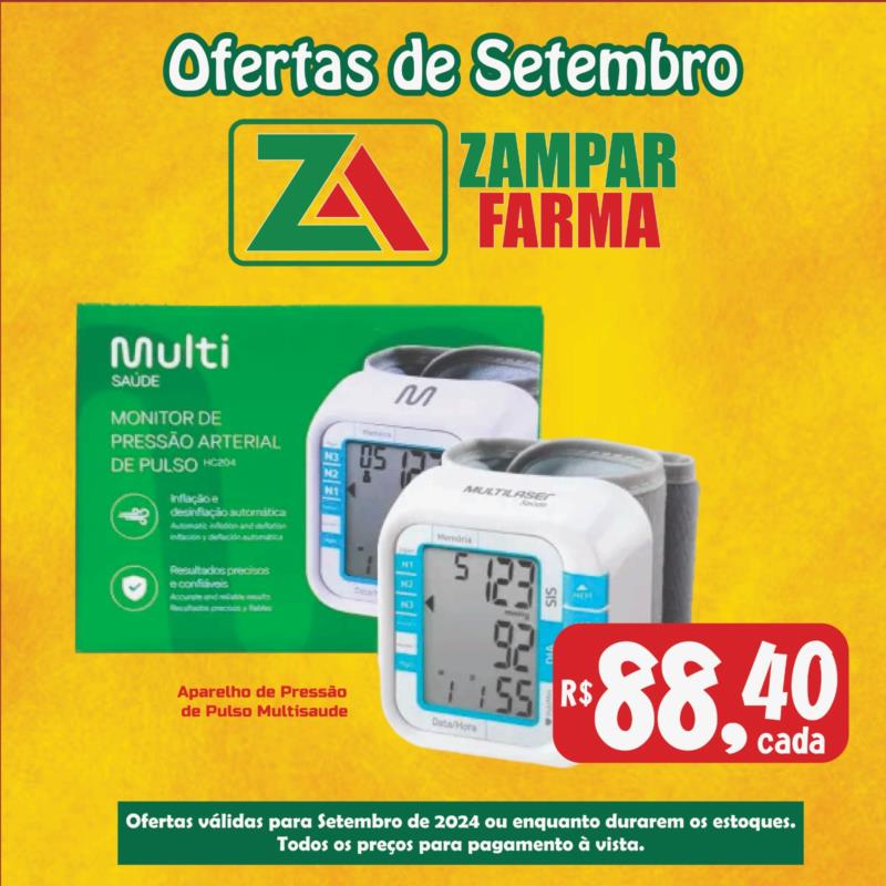 E continuam as Ofertas de Setembro na Zampar Farma 