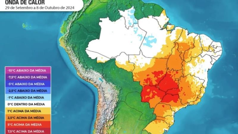 Outubro vai começar com onda de calor em Minas e em outros estados