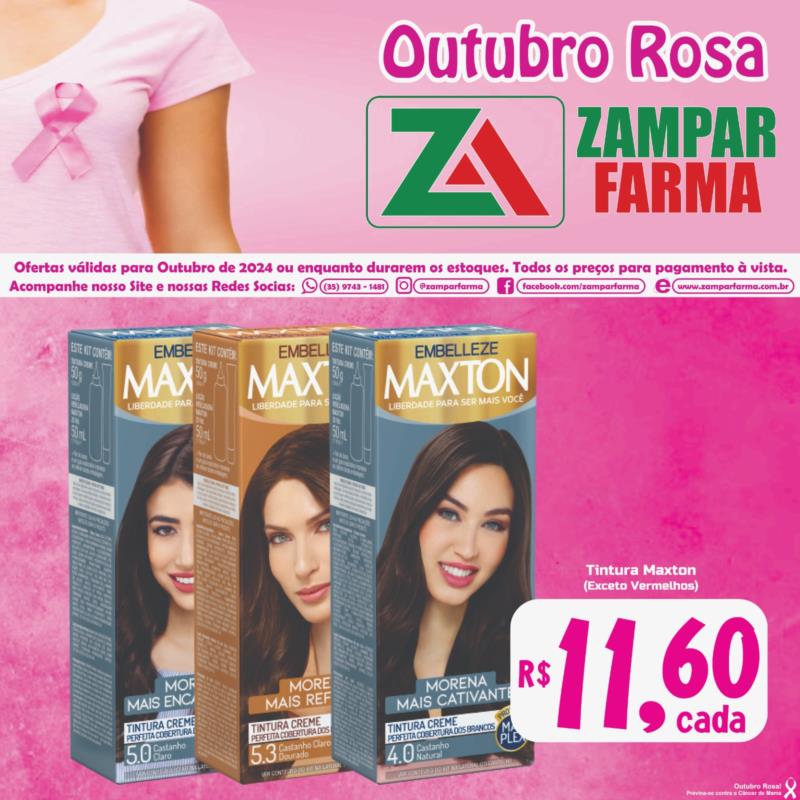 Ofertas de outubro na Zampar Farma 