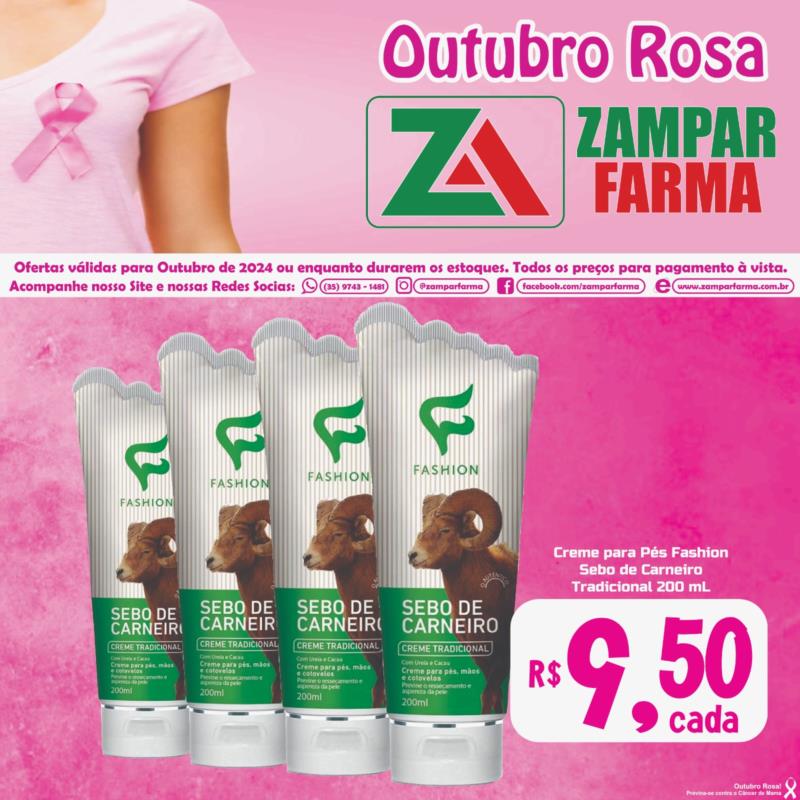 Ofertas de outubro na Zampar Farma 