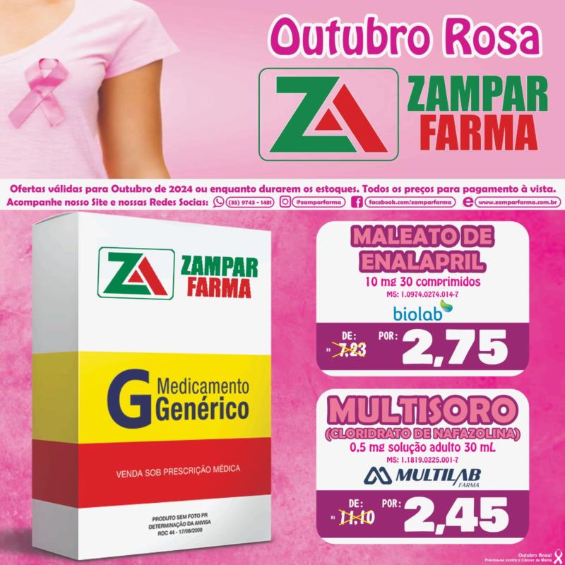 E continuam as ofertas de Outubro na Zampar Farma 