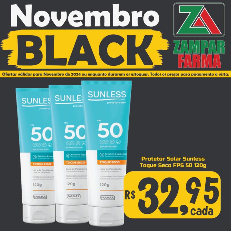 Ofertas de Black Friday na Zampar Farma 