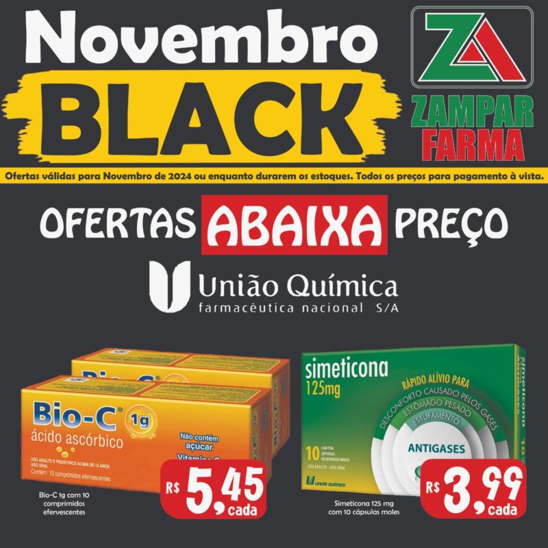 E as ofertas de Black Friday na Zampar Farma continuam 