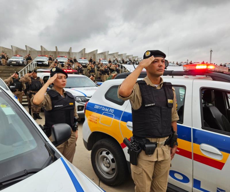 Polícia Militar de Minas Gerais lança operação para reforçar a segurança no Natal