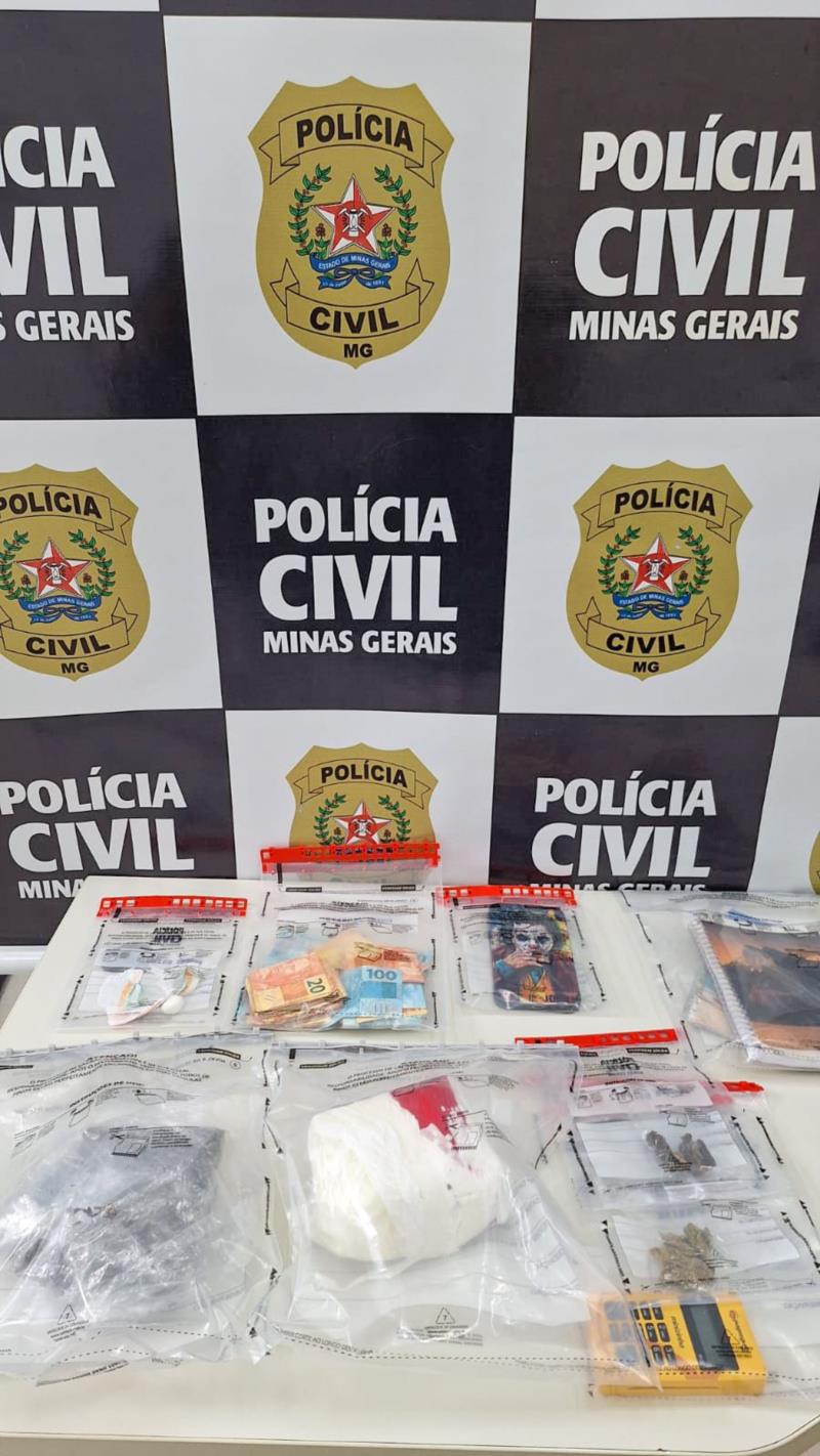 Polícia Civil prende homem de 30 anos em flagrante por tráfico de drogas no Jardim Recreio, em Guaxupé 