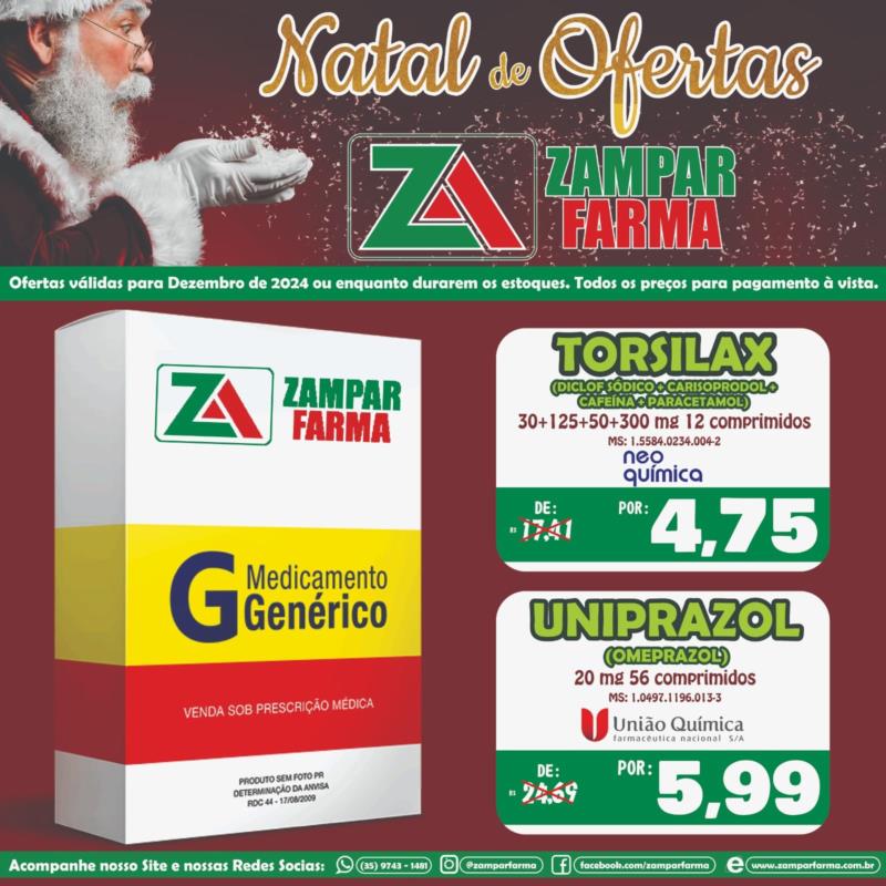 E continua o Natal de Ofertas da Zampar Farma