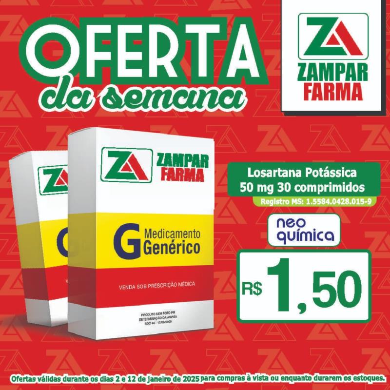 Ofertas da semana na Zampar Farma 