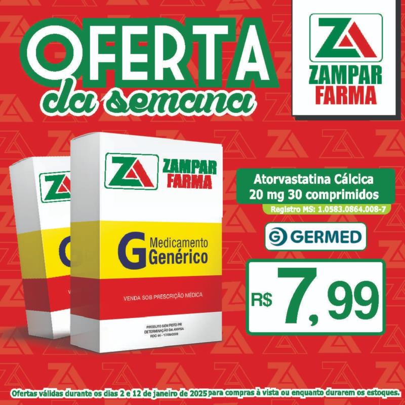 Ofertas da semana na Zampar Farma 