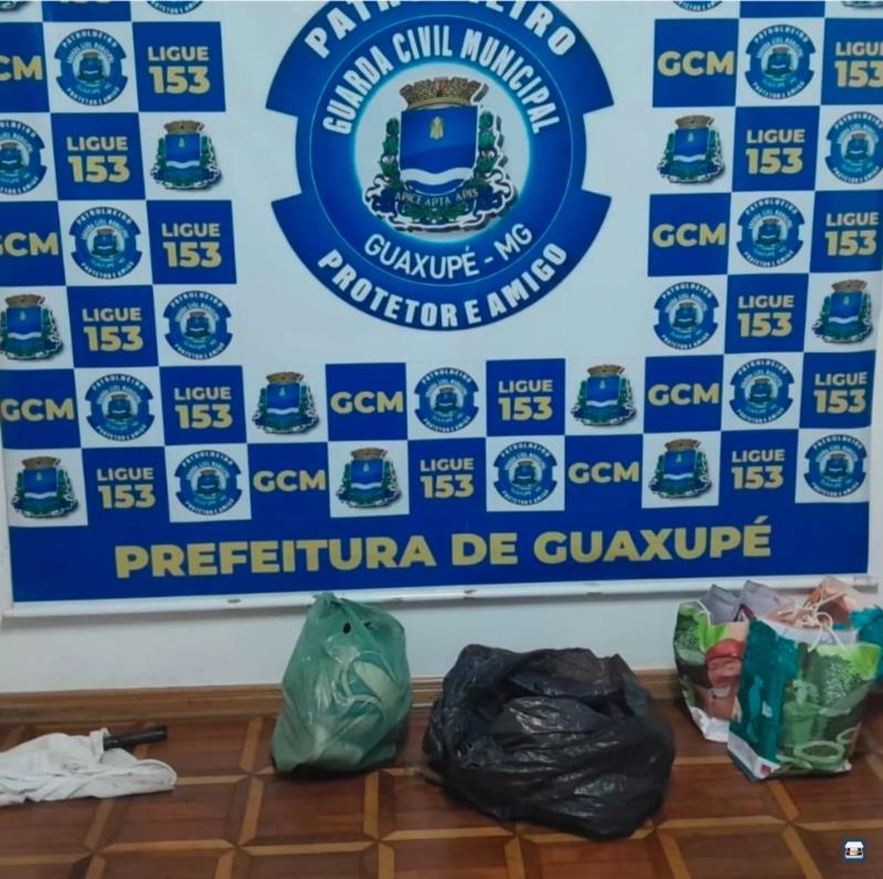 Guardas Civis prendem homem após dois furtos no Bela Vista, em Guaxupé 