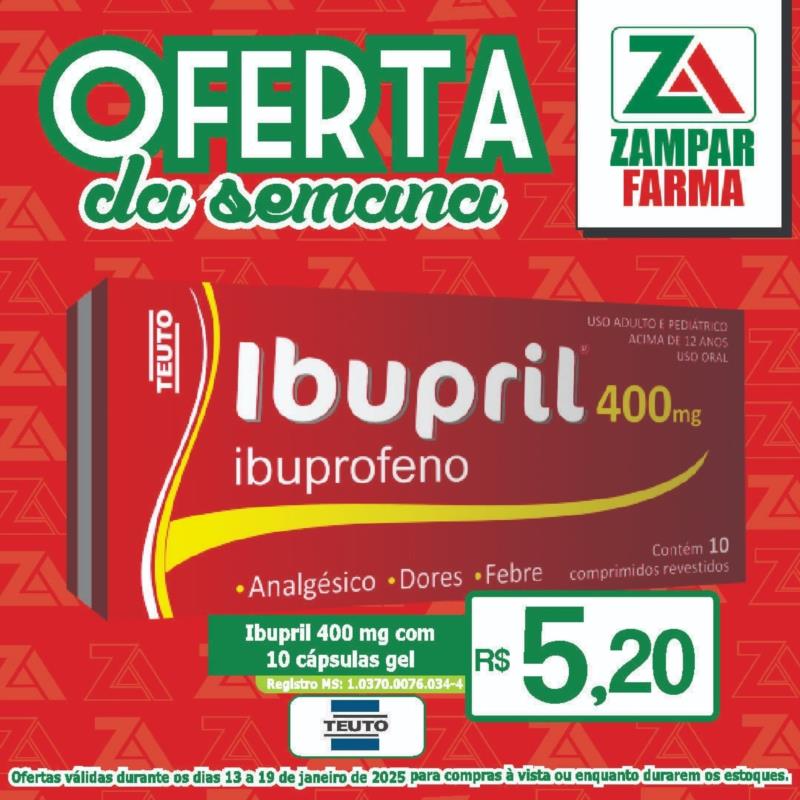 Ofertas da semana na Zampar Farma 