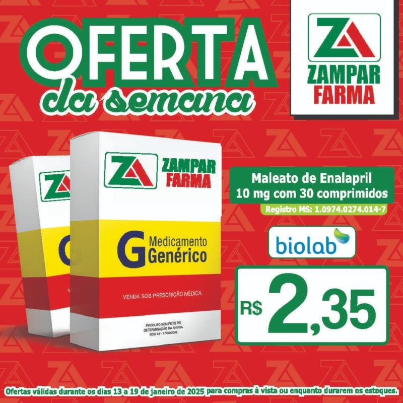 Ofertas da semana na Zampar Farma 