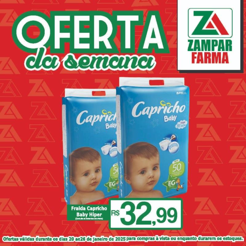 Ofertas da semana na Zampar Farma