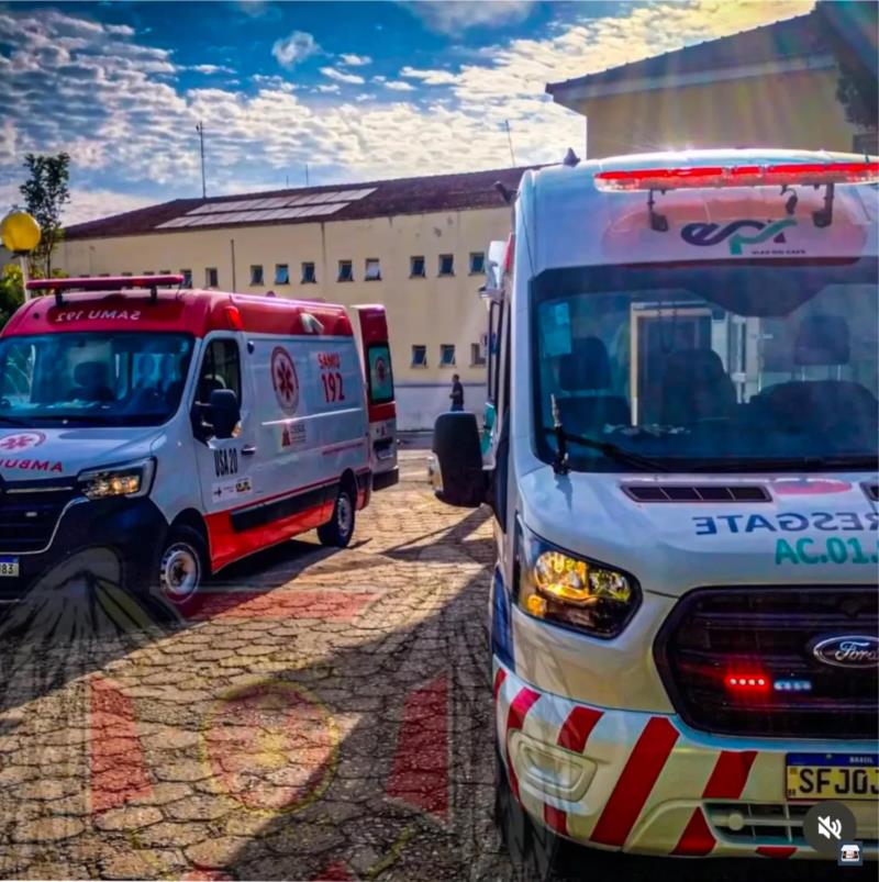 Acidente entre moto e carro no Km 63, em Guaranésia, deixa condutor com fraturas e escoriações pelo corpo 