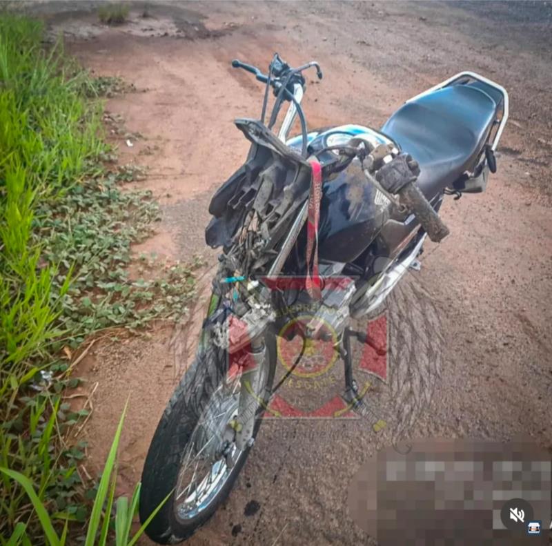 Acidente entre moto e carro no Km 63, em Guaranésia, deixa condutor com fraturas e escoriações pelo corpo 