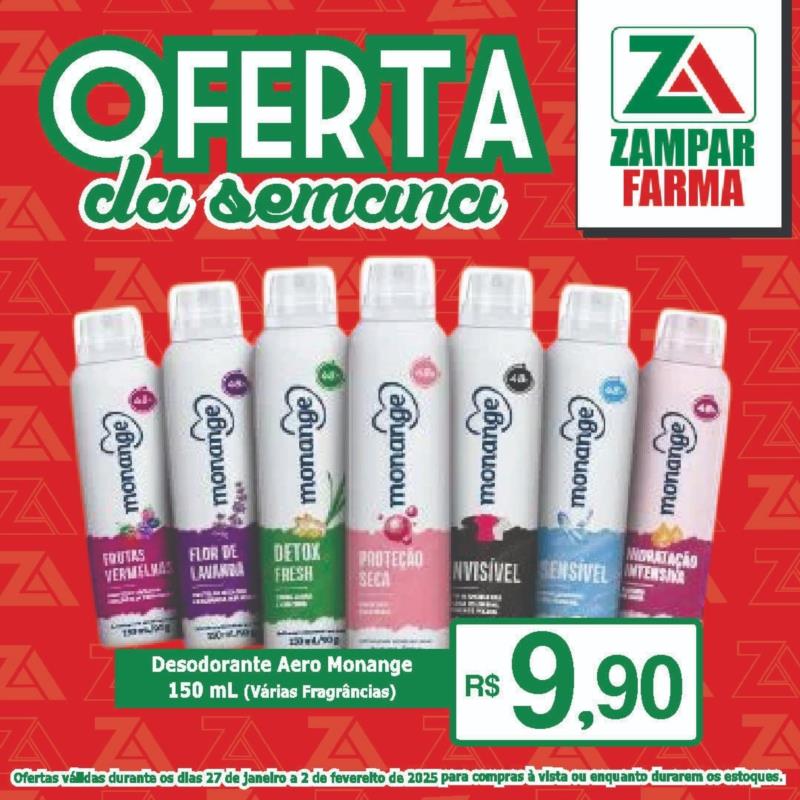 Ofertas da semana na Zampar Farma 