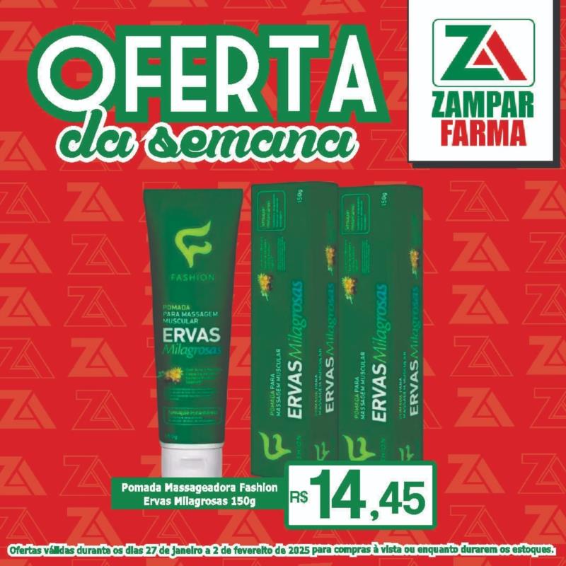 Ofertas da semana na Zampar Farma 