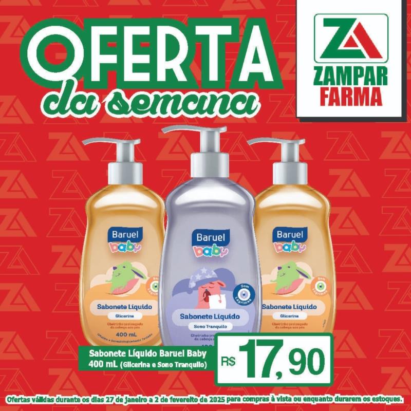 Ofertas da semana na Zampar Farma 